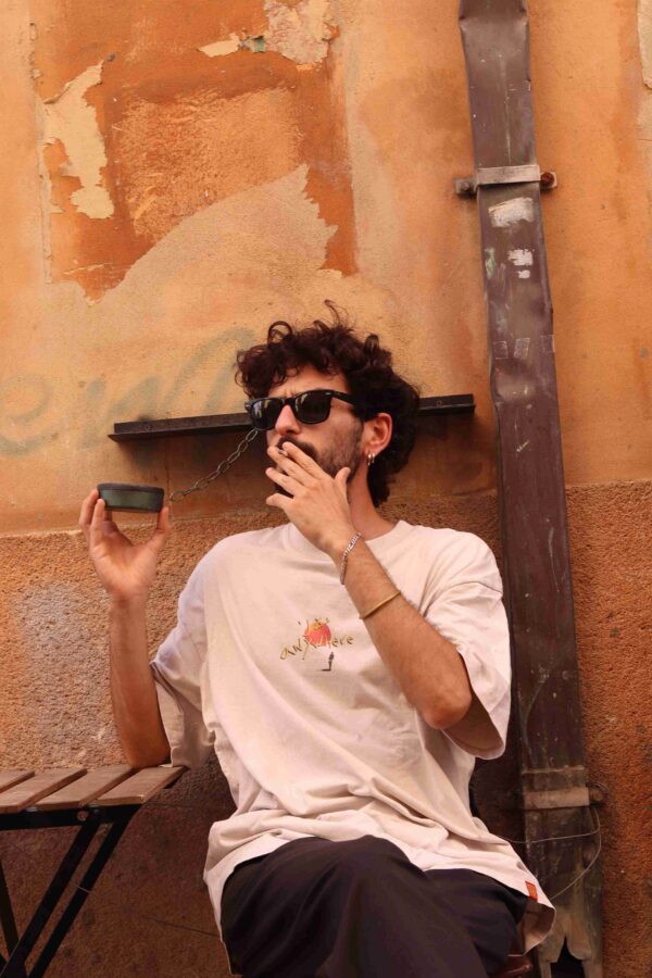 חולצה שמנת "יעני anywhere"